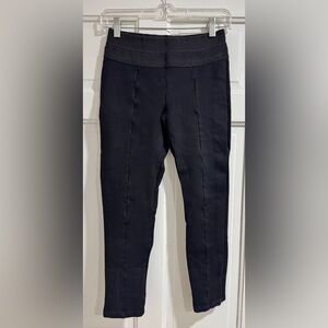 Zara Women’s Black Slim Stretchy Dress Pant Leggings w/ Waist Band - Size Medium